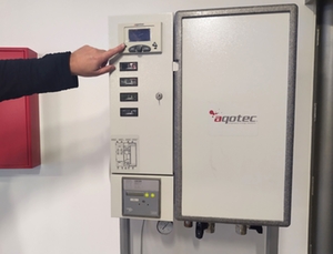 Fernw&auml;rme&uuml;bergabestation ( H&ouml;he 74 cm, Breite 60 cm, Tiefe 30 cm)