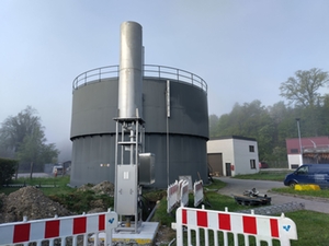 Neue Gasfackel