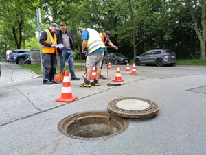 Untersuchung des Trinkwassernetzes im Wilhelm-Tell-Weg