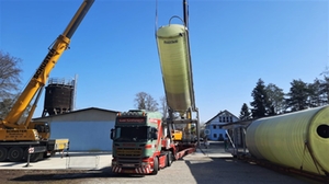 neue Salzsilos Aufstellen