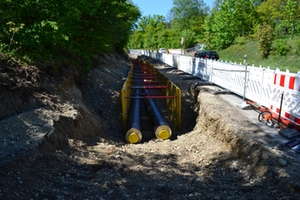 Fernwärme Baustelle Staatsstraße